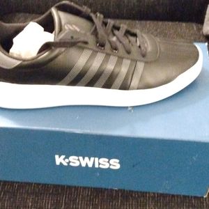 K-Swiss Heritage Light - Black/Charcoal/White